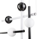 Lampa wisząca O-LINE L-4 LED czarna 110 cm