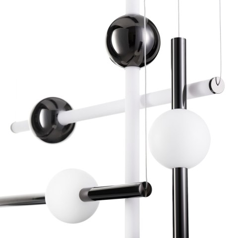 Lampa wisząca O-LINE L-4 LED czarna 110 cm