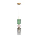 Lampa wisząca PASTELLO GREEN szklana kolorowa 11 cm