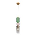 Lampa wisząca PASTELLO GREEN szklana kolorowa 11 cm