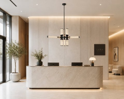Lampa wisząca QUADRO-12 LED bursztynowe szklane klosze