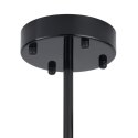 Lampa wisząca QUADRO-12 LED bursztynowe szklane klosze