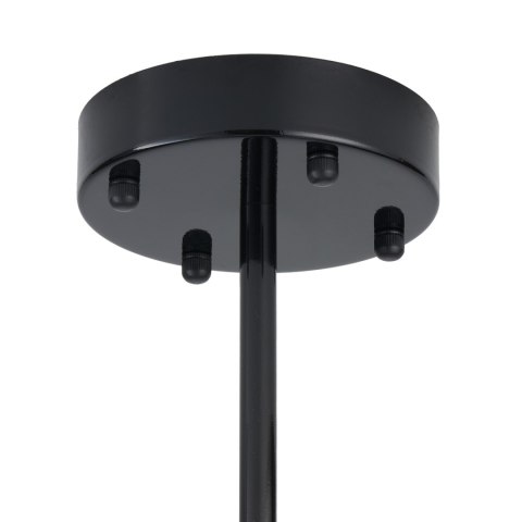 Lampa wisząca QUADRO-12 LED bursztynowe szklane klosze