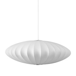 Lampa wisząca SILK FLAT biała 60 cm - nowoczesna i minimalistyczna