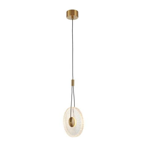 Lampa wisząca SUNBLAST - LED 20 cm, złota