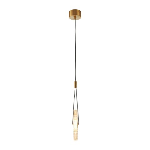 Lampa wisząca SUNBLAST - LED 20 cm, złota