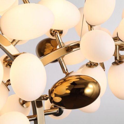 Lampa wisząca VALENTINA 150 cm biało złota