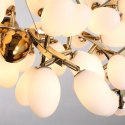 Lampa wisząca VALENTINA 150 cm biało złota