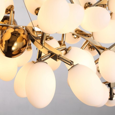 Lampa wisząca VALENTINA 150 cm biało złota