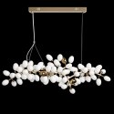 Lampa wisząca VALENTINA 150 cm biało złota