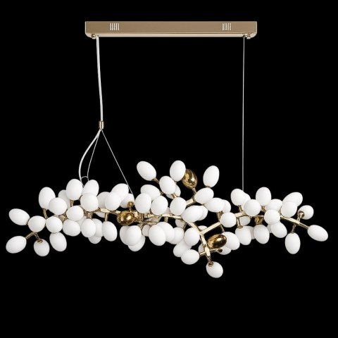 Lampa wisząca VALENTINA 150 cm biało złota