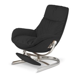 Fotel Arhus z rozkładanym podnóżkiem XZ ciemnoszary - elegancki, ergonomiczny