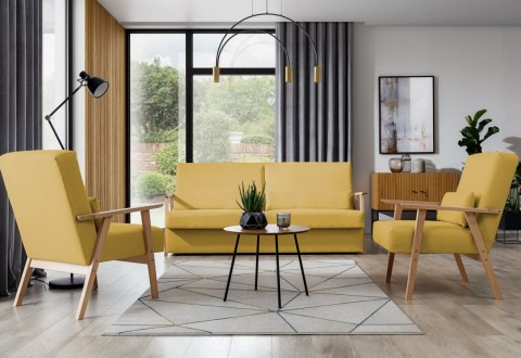 Fotel KENITRA heritage yellow