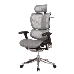 Fotel biurowy ergonomiczny Fly Szary Szary