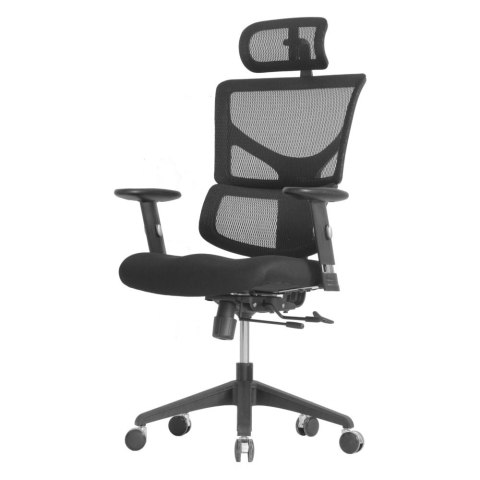 Fotel biurowy ergonomiczny Sail-E Czarny Czarny
