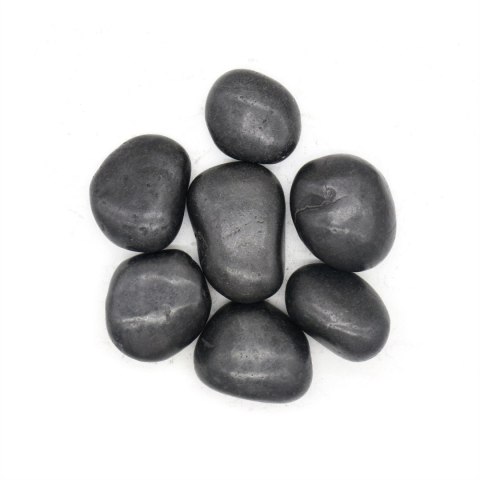 Kamień OTOCZAK 2-3 cm 20 kg polerowany czarny