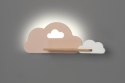 CLOUD LAMPA KINKIET ŚCIENNY 5W LED IQ KIDS RÓŻOWY+BIAŁY