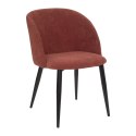 Fotel Celeste terracotta/czarne nogi ( Rozmiar: uniwersalny )