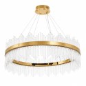 Lampa wisząca HESTIA 100 cm - żyrandol LED, złoty do salonu
