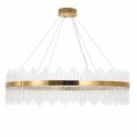 Lampa wisząca HESTIA 120 cm - żyrandol LED, złoty do salonu