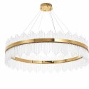 Lampa wisząca HESTIA 120 cm - żyrandol LED, złoty do salonu