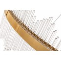 Lampa wisząca HESTIA 120 cm - żyrandol LED, złoty do salonu