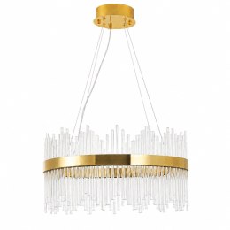 Lampa wisząca HESTIA 60 cm - żyrandol LED, złoty do salonu