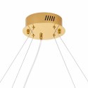 Lampa wisząca HESTIA 80 cm - żyrandol LED, złoty do salonu