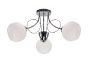 FANTA lampa sufitowa chromowy 3x40W E27 klosz biały