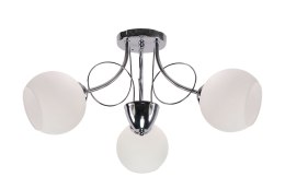 FANTA lampa sufitowa chromowy 3x40W E27 klosz biały