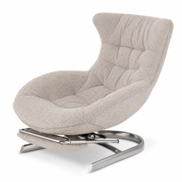 Fotel Gard z wysuwanym podnóżkiem w tkaninie Fabb XZ Vinci (Vinci 26) Kremowy Fabb (Vinci 26) Kremowy Fabb