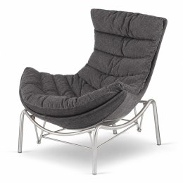 Fotel Hoor Bujany w tkaninie Fabb XZ Divo (Divo 14) Ciemnoszary Fabb (Divo 14) Ciemnoszary Fabb