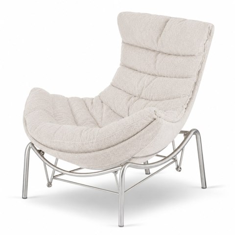 Fotel Hoor Bujany w tkaninie Fabb XZ Divo (Divo 21) Kremowy Fabb (Divo 21) Kremowy Fabb