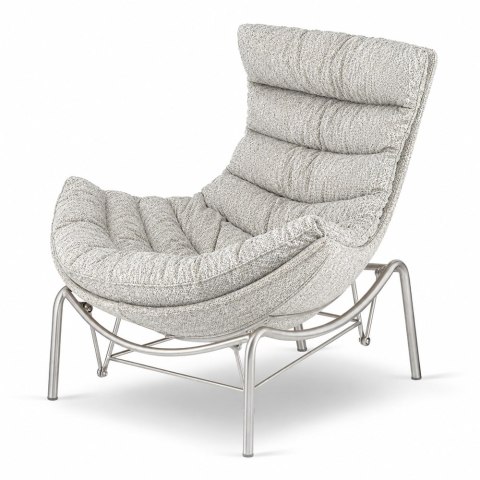 Fotel Hoor Bujany w tkaninie Fabb XZ Hevre (Hevre 22) Kremowy Fabb (Hevre 22) Kremowy Fabb