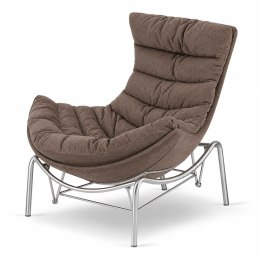 Fotel Hoor Bujany w tkaninie Fabb XZ Nexi (Nexi 45) Brązowy Fabb (Nexi 45) Brązowy Fabb