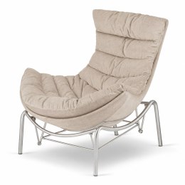 Fotel Hoor Bujany w tkaninie Fabb XZ Nea (Nea 25) Beżowy Fabb (Nea 25) Beżowy Fabb