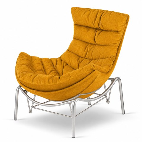 Fotel Hoor Bujany w tkaninie Fabb XZ Nea (Nea 66) Musztardowy Fabb (Nea 66) Musztardowy Fabb