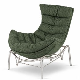 Fotel Hoor Bujany w tkaninie Fabb XZ Raven (Raven 77) Ciemna zieleń Fabb (Raven 77) Ciemna zieleń Fabb