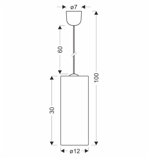 LOKA lampa wisząca czarny 1x40W E27 abażur czarny