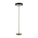 Lampa podłogowa ARTDECO 150 cm - czarno - złota nowoczesna
