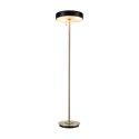 Lampa podłogowa ARTDECO 150 cm - czarno - złota nowoczesna