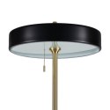 Lampa podłogowa ARTDECO 150 cm - czarno - złota nowoczesna