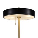 Lampa podłogowa ARTDECO 150 cm - czarno - złota nowoczesna
