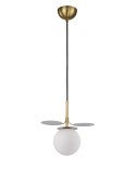 Lampa wisząca CHIC-1 biało złota, 20 cm