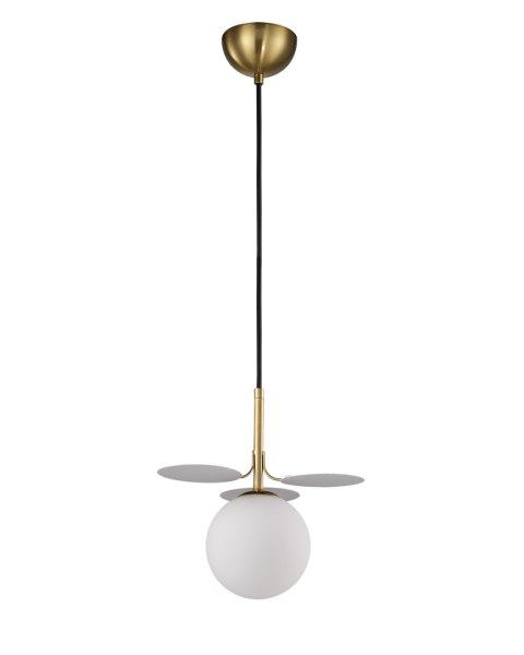 Lampa wisząca CHIC-1 biało złota, 20 cm