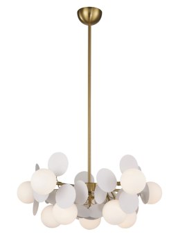 Lampa wisząca CHIC-5, biało złota 65 cm