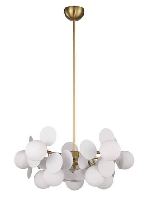Lampa wisząca CHIC-5, biało złota 65 cm