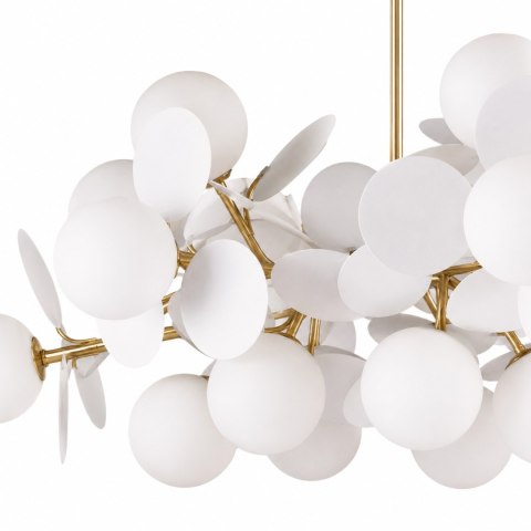 Lampa wisząca CHIC-5, biało złota 65 cm