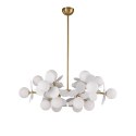 Lampa wisząca CHIC-6, biało złota 90 cm