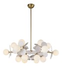 Lampa wisząca CHIC-6, biało złota 90 cm
